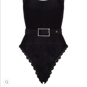 Maiyo Cindy one piece bathing suit black size S